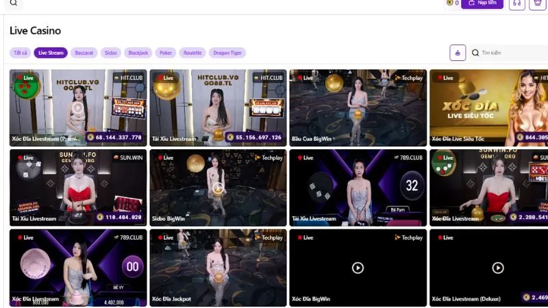 Casino live Max79 mang trải nghiệm trực tuyến minh bạch, sống động và hấp dẫn