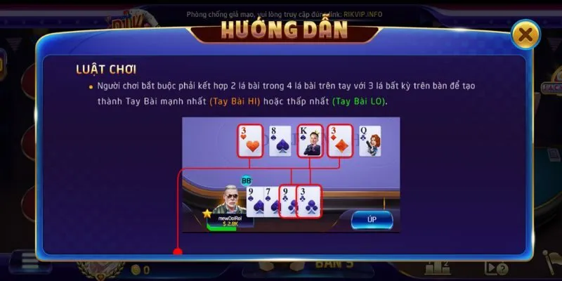 Luật chơi Poker Omaha chi tiết